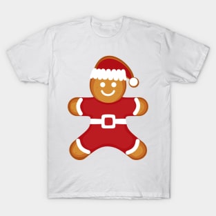 Gingerbread Christmas Man Cookie T-Shirt